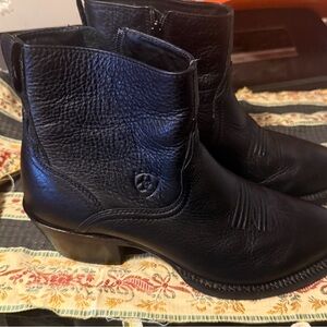 Ariat Men's Black Leather Boots
